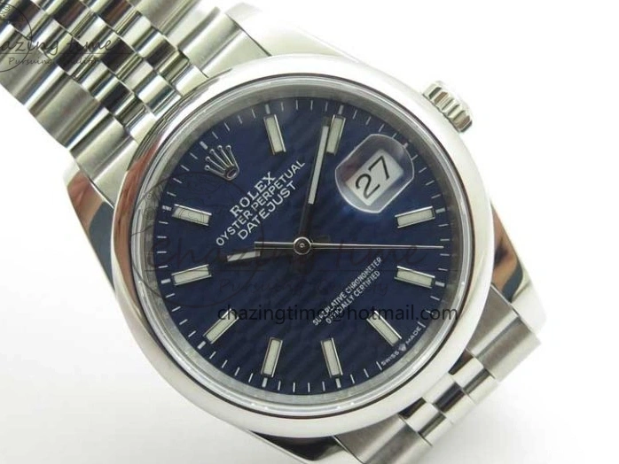 0211 DateJust 36 SS 126200 BP Maker 1:1 Best Edition New Blue Dial on Jubilee Bracelet Resilient 2529